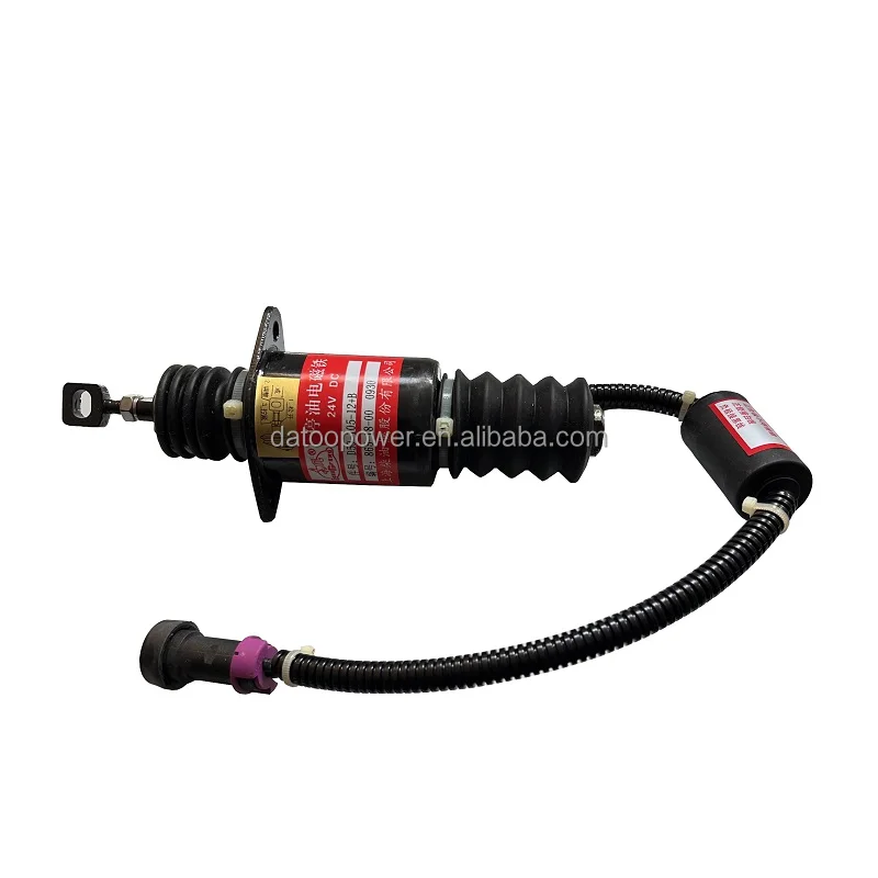 Shanghai C6121 Diesel Engine Parts - Fuel Shutoff Solenoid